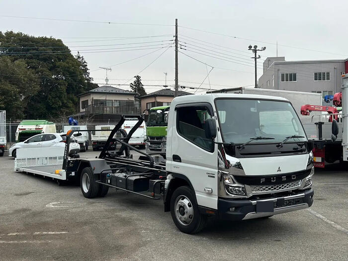 三菱 キャンター 小型 車両重機運搬 ラジコン ウインチの中古トラック画像2