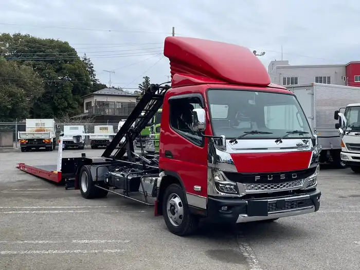 三菱 キャンター 小型 車両重機運搬 ラジコン ウインチの中古トラック画像2