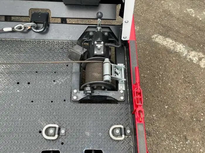 三菱 キャンター 小型 車両重機運搬 ラジコン ウインチの中古トラック画像9