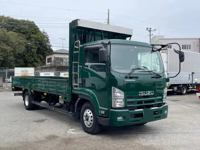 いすゞ フォワード 中型/増トン 平ボディ ベッド TKG-FRR90S2の中古トラック画像2