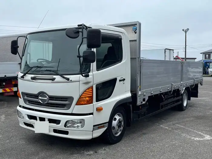 日野 レンジャー 中型/増トン 平ボディ アルミブロック エアサスの中古トラック画像1