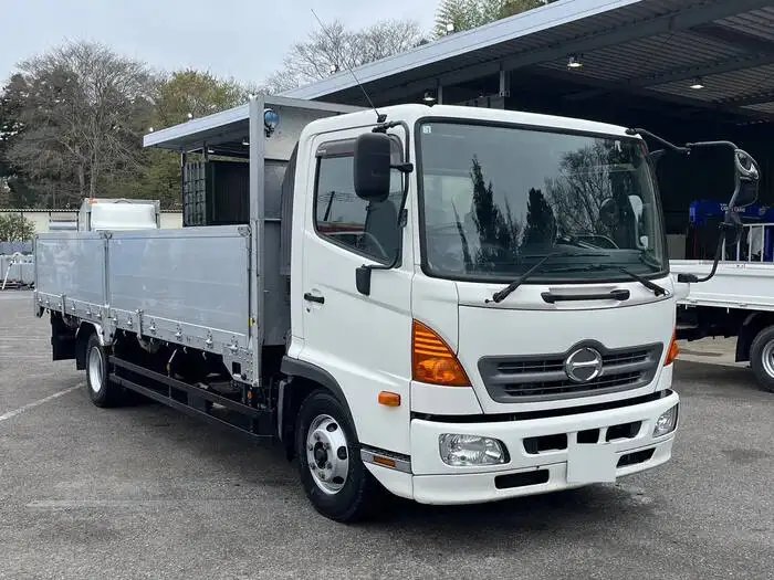 日野 レンジャー 中型/増トン 平ボディ アルミブロック エアサスの中古トラック画像2