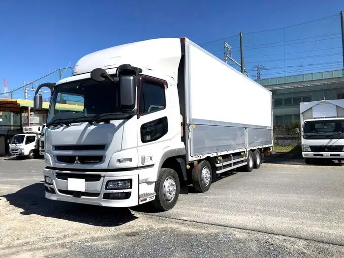 三菱 スーパーグレート 大型 ウイング エアサス ベッド の中古トラック【車両No.163662】