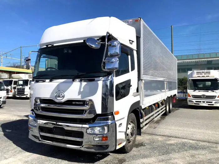 日産UD クオン 大型 ウイング ハイルーフ 床鉄板 の中古トラック【車両No.163665】