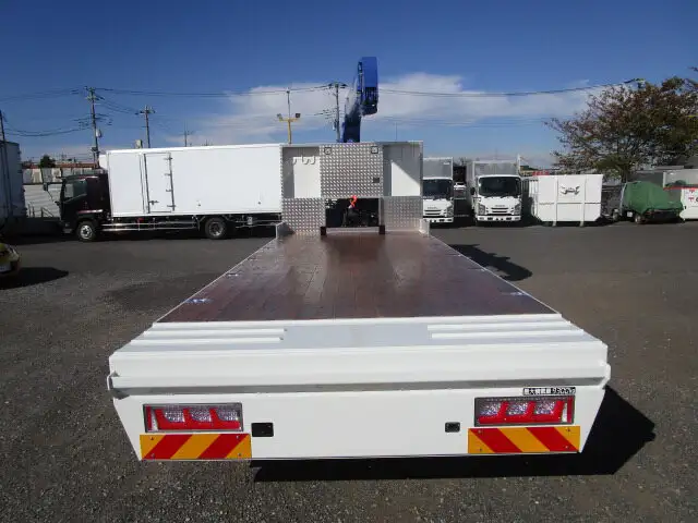 三菱 ファイター 中型/増トン 車両重機運搬 4段クレーン ラジコンの中古トラック画像5