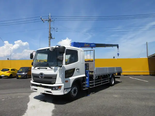 日野 レンジャー 中型/増トン クレーン付 アルミブロック 4段｜画像1