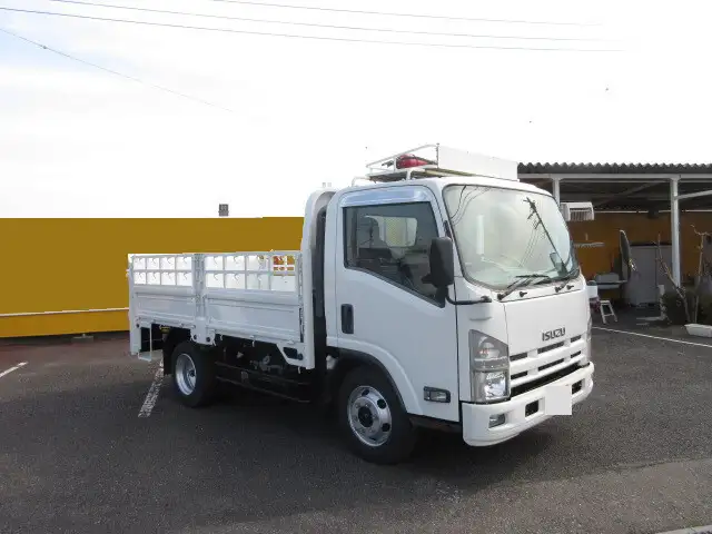 いすゞ エルフ 小型 平ボディ パワーゲート 床鉄板の中古トラック画像2
