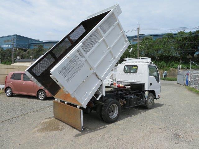 いすゞ エルフ 小型 ダンプ 土砂禁 ステンレス張り｜画像6