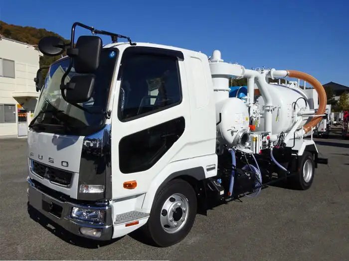 三菱 ファイター 中型/増トン タンク車 汚泥吸引車 2KG-FK62Fの中古トラック画像1