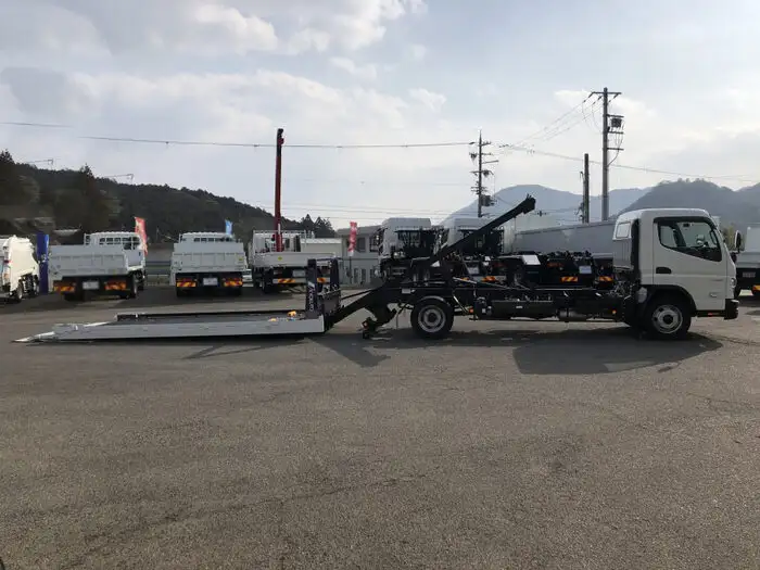 三菱 キャンター 小型 車両重機運搬 ラジコン ウインチの中古トラック画像3