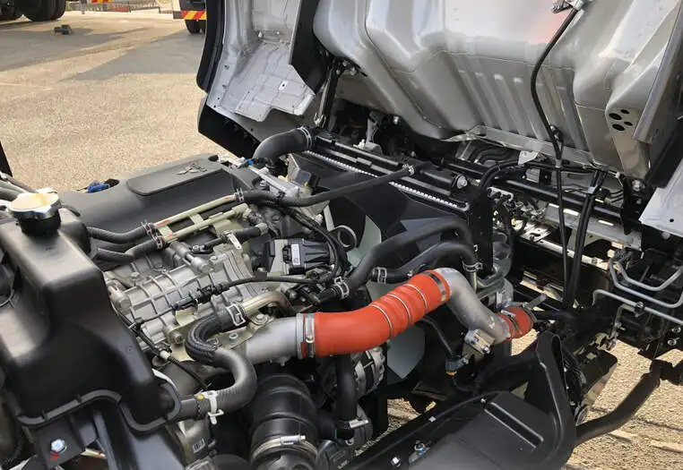三菱 キャンター 小型 車両重機運搬 ラジコン ウインチの中古トラック画像19