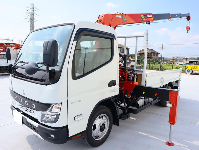 三菱 キャンター 小型 クレーン付 標準ロング