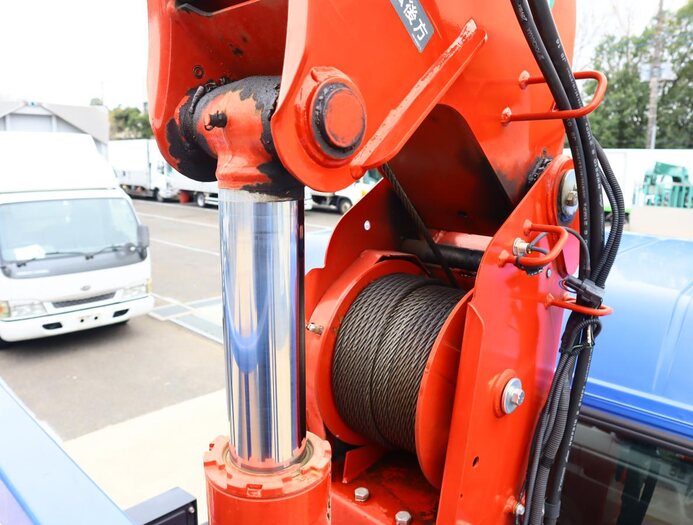 日産 アトラス 小型 クレーン付 床鉄板 4段の中古トラック画像9