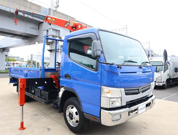 日産 アトラス 小型 クレーン付 床鉄板 4段の中古トラック画像2