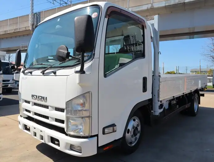 いすゞ エルフ 小型 平ボディ アルミブロック TKG-NMR85ARの中古トラック画像1