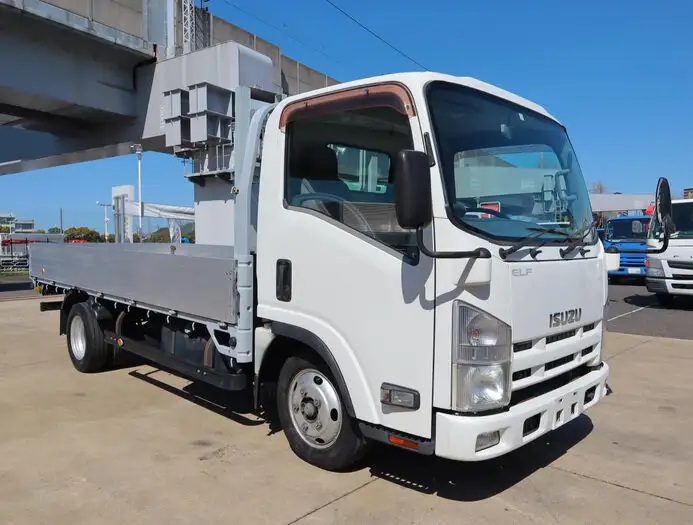 いすゞ エルフ 小型 平ボディ アルミブロック TKG-NMR85ARの中古トラック画像2
