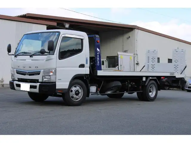 三菱 キャンター 小型 車両重機運搬 ラジコン ウインチの中古トラック画像1