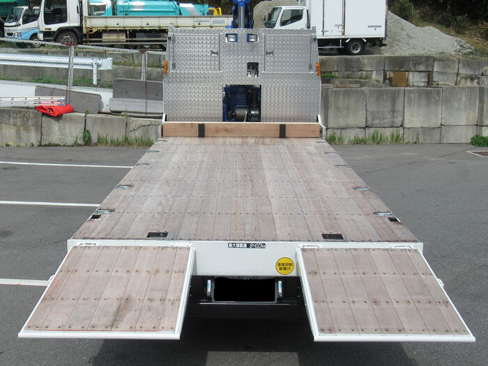 三菱 ファイター 中型/増トン 車両重機運搬 4段クレーン ラジコン｜画像4