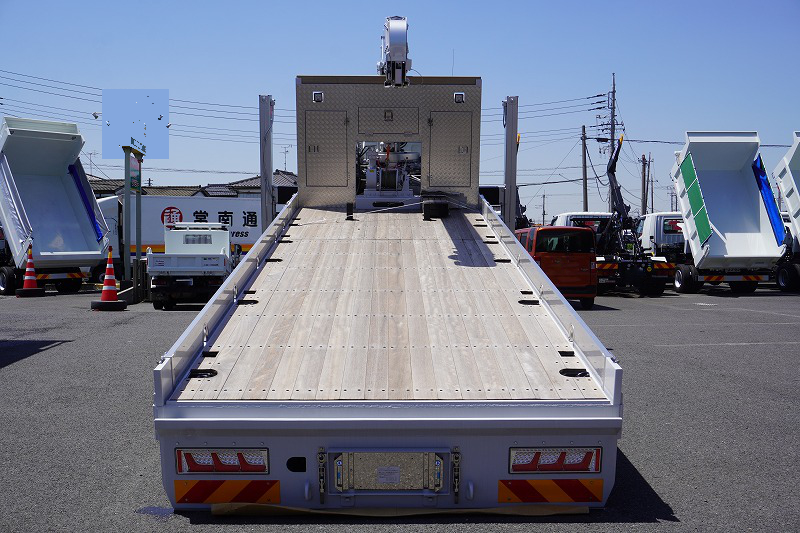 三菱 ファイター 中型/増トン 車両重機運搬 5段クレーン ラジコンの中古トラック画像6
