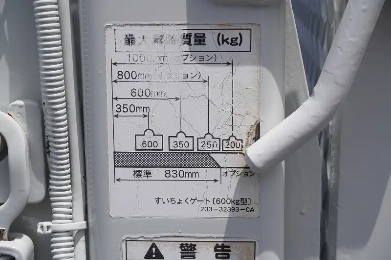 いすゞ エルフ 小型 平ボディ パワーゲート 床鉄板の中古トラック画像7