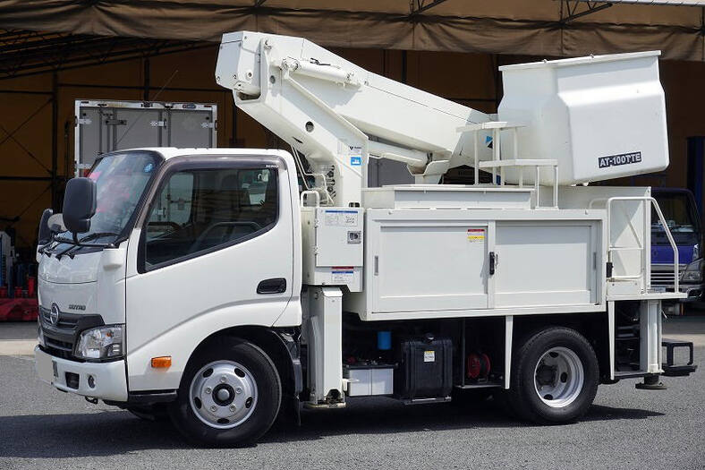 日野 デュトロ 小型 高所・建柱車 高所作業車 電工仕様｜画像1