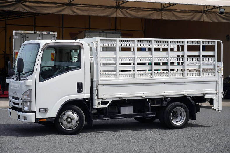 いすゞ エルフ 小型 平ボディ パワーゲート 床鉄板｜画像1