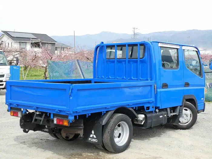 三菱 キャンター 小型 平ボディ Wキャブ TKG-FBA20の中古トラック画像4