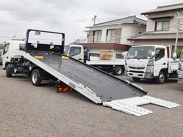 三菱 キャンター 小型 車両重機運搬 ラジコン ウインチの中古トラック画像7