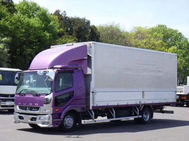 三菱 ファイター 中型/増トン ウイング ベッド TKG-FK61F の中古トラック【車両No.163961】