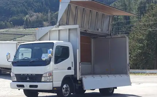 三菱 キャンター 小型 ウイング PDG-FE84DV H19｜画像1