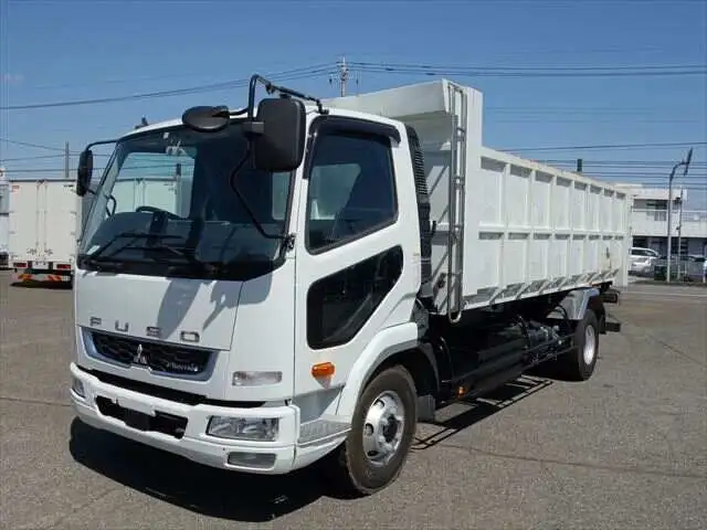 三菱 ファイター 中型/増トン ダンプ 土砂禁 ベッド の中古トラック【車両No.163983】