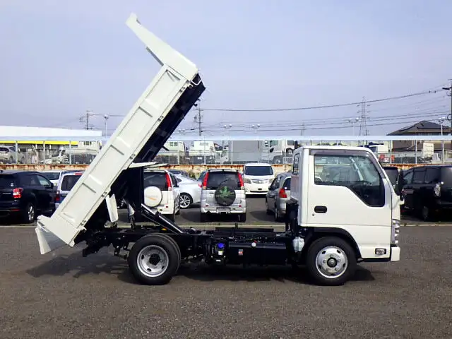 いすゞ エルフ 小型 ダンプ 強化 ステンレス張りの中古トラック画像3