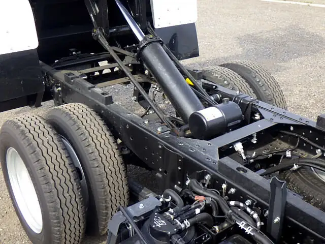 いすゞ エルフ 小型 ダンプ 強化 ステンレス張りの中古トラック画像14