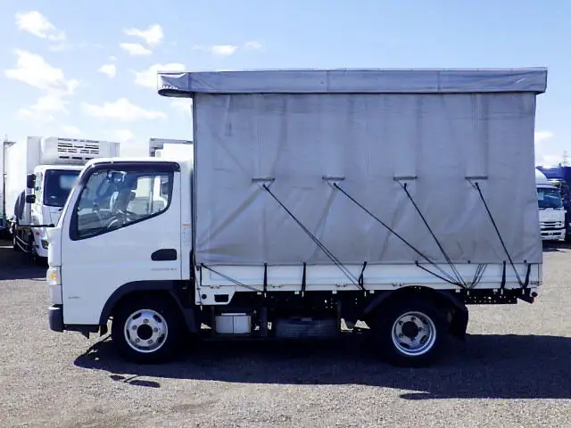 三菱 キャンター 小型 平ボディ 幌 TPG-FBA20の中古トラック画像3
