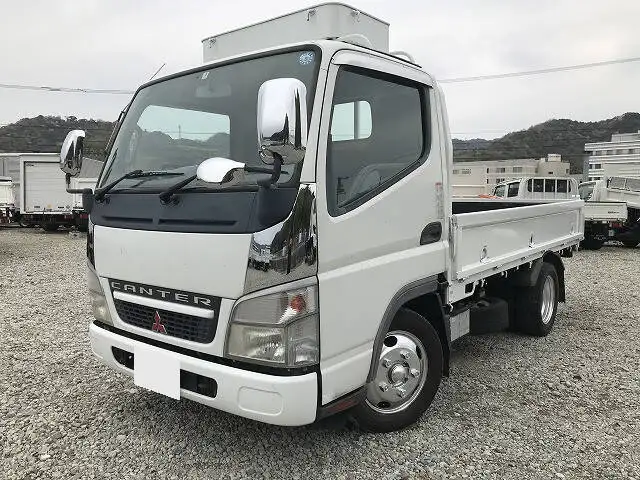 三菱 キャンター 小型 平ボディ 床鉄板 PA-FE70BBの中古トラック画像1