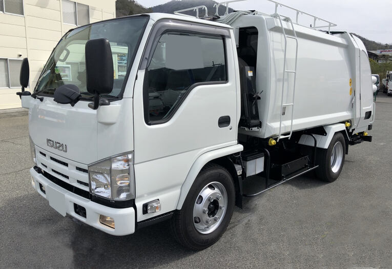 いすゞ エルフ 小型 パッカー車(塵芥車) プレス式 TKG-NKR85N｜画像1