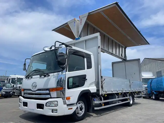 日産UD コンドル 中型/増トン ウイング エアサス ベッドの中古トラック画像9