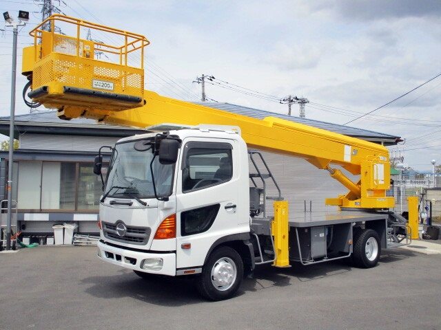 日野 レンジャー 中型/増トン 高所・建柱車 高所作業車 BDG-FC6JGWA