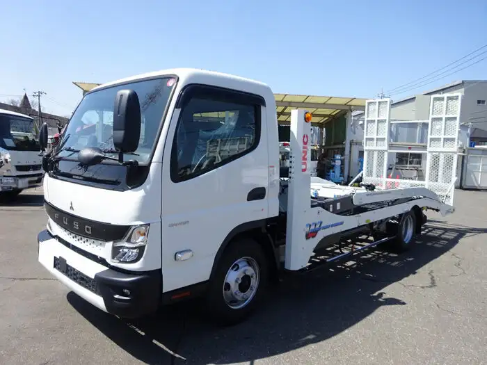 三菱 キャンター 小型 車両重機運搬 ラジコン ウインチの中古トラック画像1