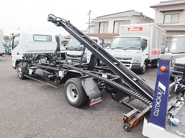 三菱 キャンター 小型 車両重機運搬 ラジコン ウインチの中古トラック画像16