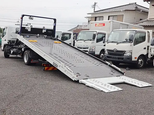 三菱 キャンター 小型 車両重機運搬 ラジコン ウインチの中古トラック画像7