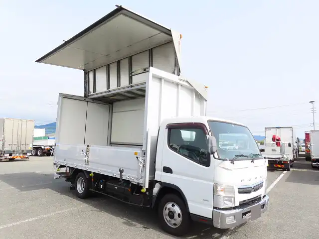 三菱 キャンター 小型 ウイング パワーゲート 床鉄板の中古トラック画像10