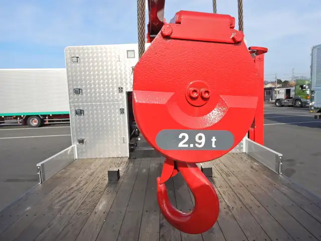 三菱 ファイター 中型/増トン 車両重機運搬 4段クレーン ラジコンの中古トラック画像5