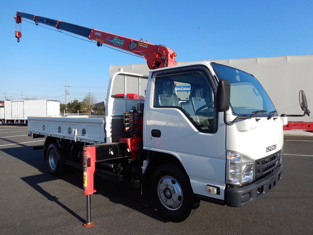 いすゞ エルフ 小型 クレーン付 4段 ラジコンの中古トラック画像2