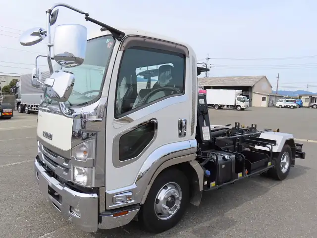 いすゞ フォワード 中型/増トン アームロール ツインホイスト 2RG-FRR90S2の中古トラック画像1