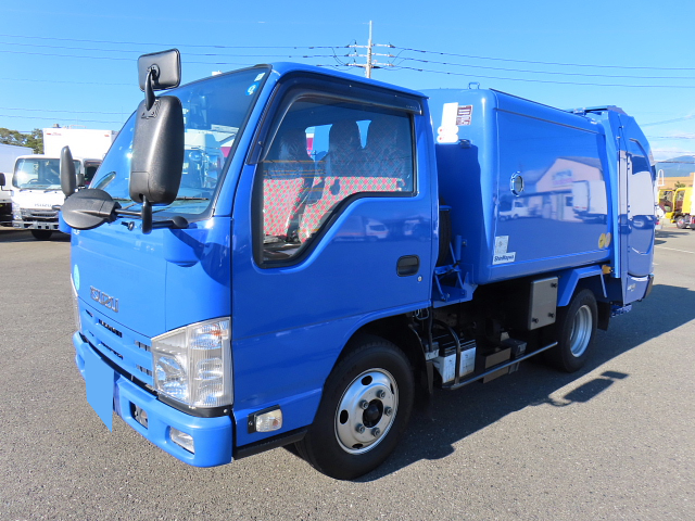 いすゞ エルフ 小型 パッカー車(塵芥車) 巻き込み式 回転ダンプ式｜画像1