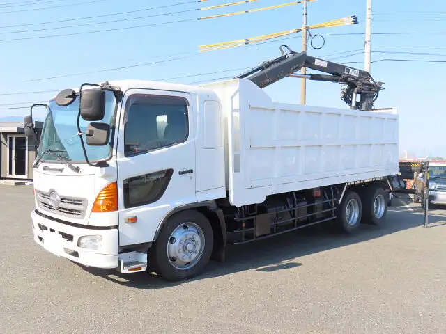日野 レンジャー 中型/増トン クレーン付 ヒアブ 床鉄板 の中古トラック【車両No.145533】