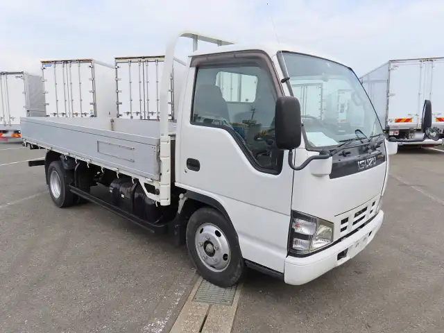 いすゞ エルフ 小型 平ボディ 床鉄板 アルミブロックの中古トラック画像2
