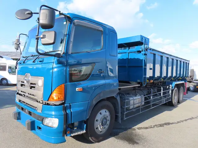 日野 プロフィア 大型 ダンプ 土砂禁 天蓋付き の中古トラック【車両No.158967】