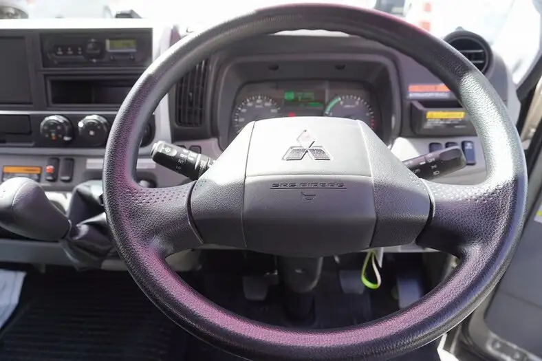 三菱 キャンター 小型 車両重機運搬 4段クレーン フックインの中古トラック画像12